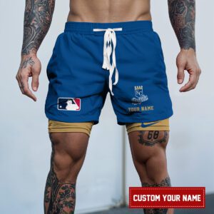 Kansas City Royals MLB Personalized Double Layer Shorts WDS1138