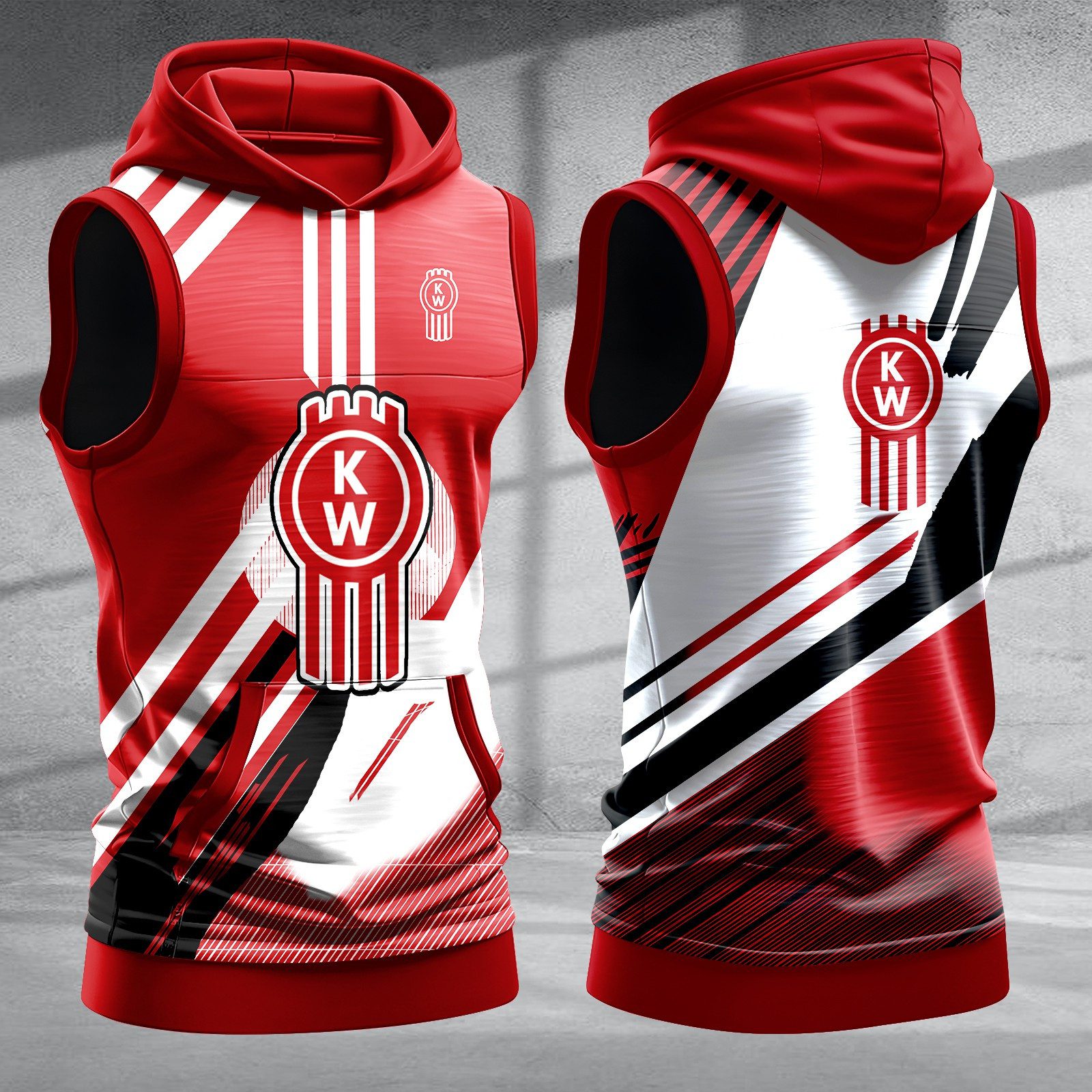 Kenworth-Men-Workout-Hoodie-Tank-Tops-WHT1411 Kenworth Men Workout Hoodie Tank Tops WHT1411