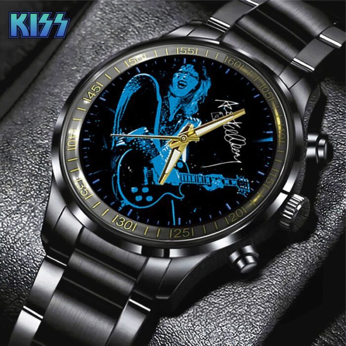 Kiss Band Black Stainless Steel Watch GUD1287