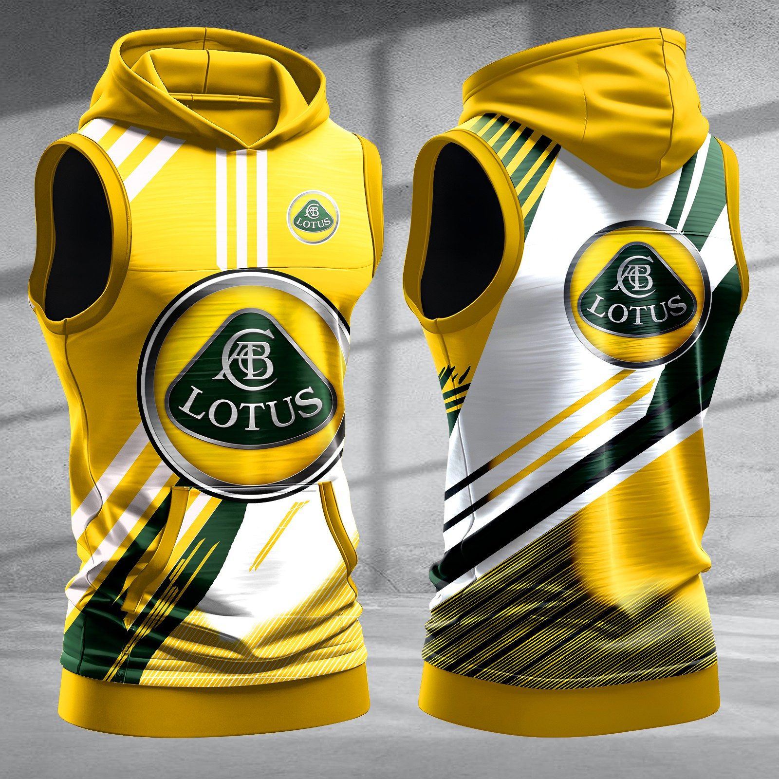 Lotus-Men-Workout-Hoodie-Tank-Tops-WHT1420 Lotus Men Workout Hoodie Tank Tops WHT1420