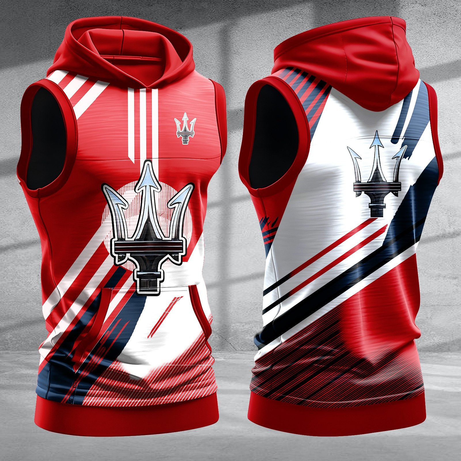 Maserati-Men-Workout-Hoodie-Tank-Tops-WHT1449 Maserati Men Workout Hoodie Tank Tops WHT1449