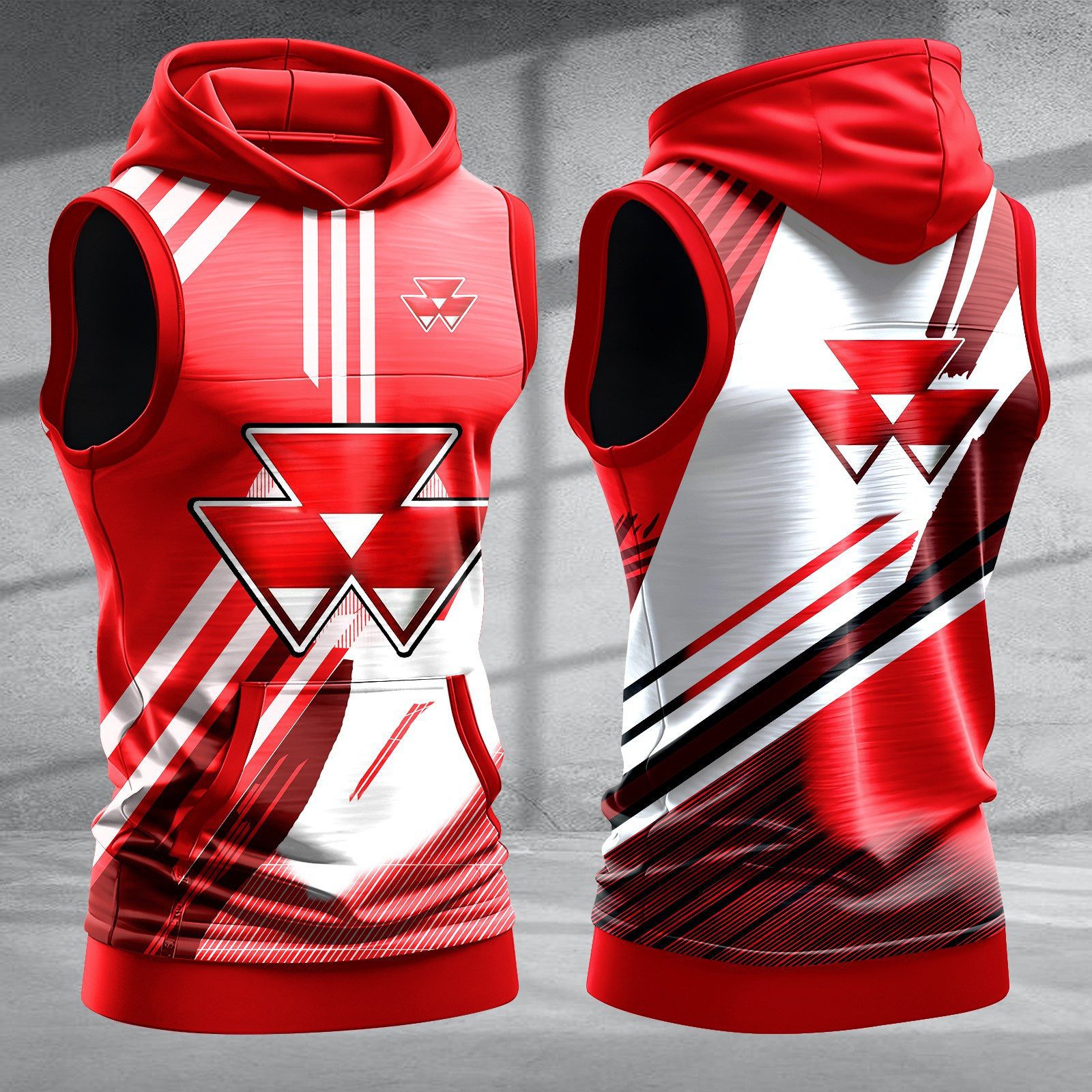 Massey-Ferguson-Men-Workout-Hoodie-Tank-Tops-WHT1443 Massey Ferguson Men Workout Hoodie Tank Tops WHT1443