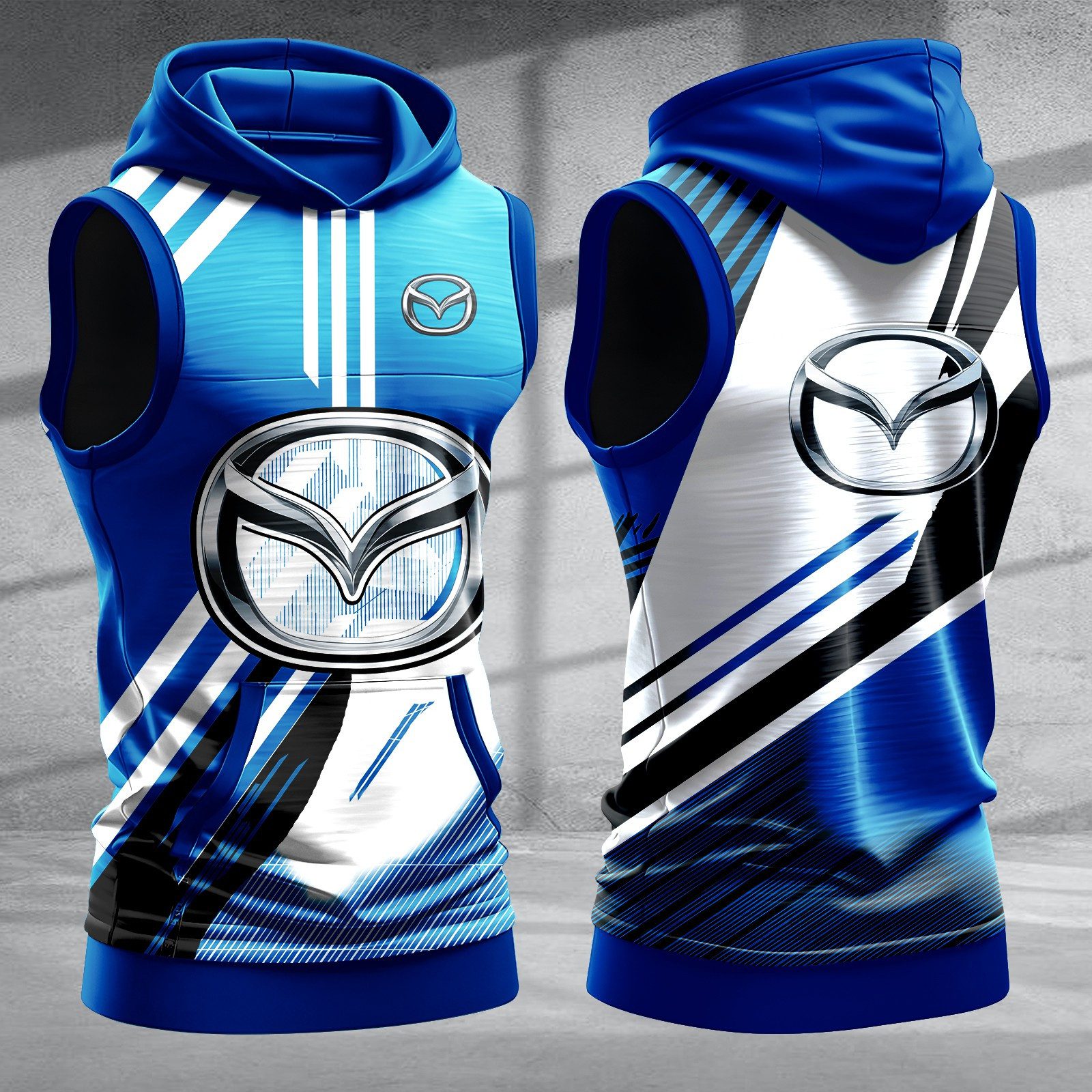 Mazda-Men-Workout-Hoodie-Tank-Tops-WHT1433 Mazda Men Workout Hoodie Tank Tops WHT1433