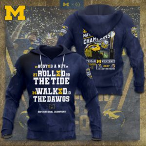 Michigan Wolverines Football 3D Unisex Hoodie GUD1037