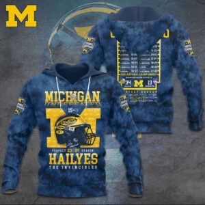 Michigan Wolverines Football 3D Unisex Hoodie GUD1071