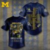 Michigan Wolverines Football Baseball Jersey GUD1160