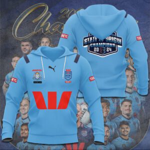 New South Wales Blues 3D Unisex Hoodie GUD1021
