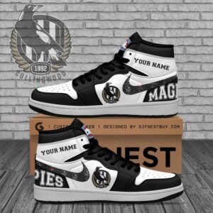 Personalized Collingwood FC Air Jordan 1 Sneaker JD1 Shoes For Fans GSS1088