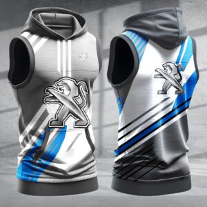 Peugeot Men Workout Hoodie Tank Tops WHT1455