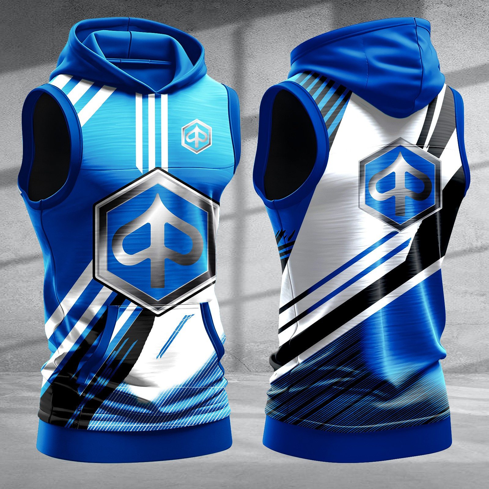 Piaggio-Men-Workout-Hoodie-Tank-Tops-WHT1437 Piaggio Men Workout Hoodie Tank Tops WHT1437