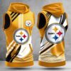 Pittsburgh Steelers Men Workout Hoodie Tank Tops WHT1561
