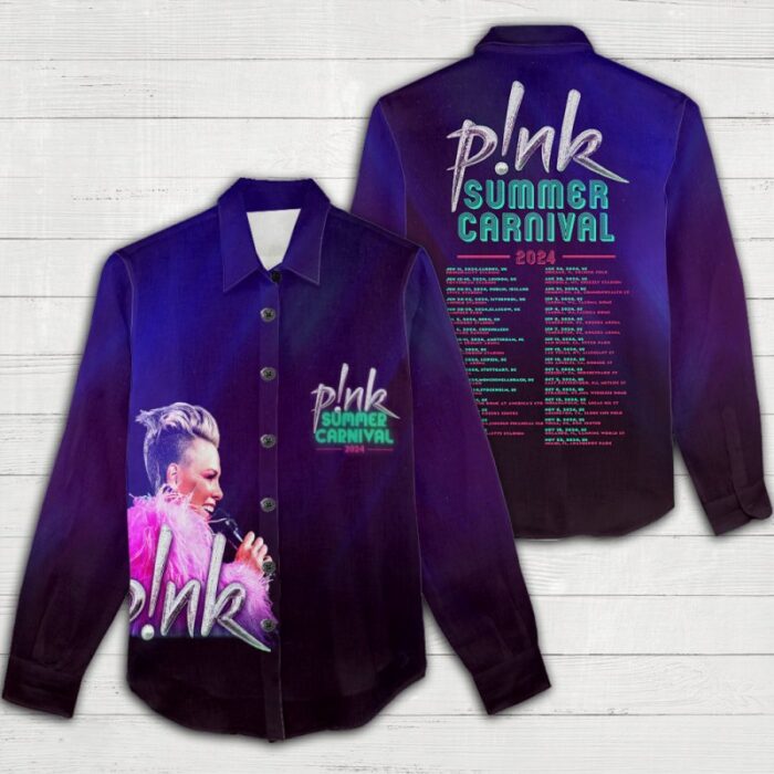 P!nk Women Casual Shirt 3D Linen Shirt GWS1184