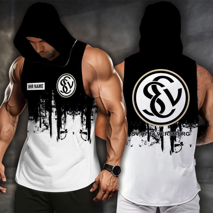 SV 07 Elversberg Men Workout Hoodie Tank Tops WHT1375
