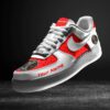 Shelby Red Air Force 1 Sneakers AF1 Limited Shoes For Cars Fan LAF2513