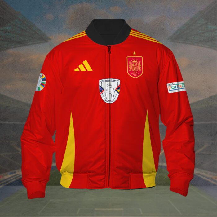 Spain National Football Team Champion Final Campeones Euro 2024 Bomber Jacket JSC1035
