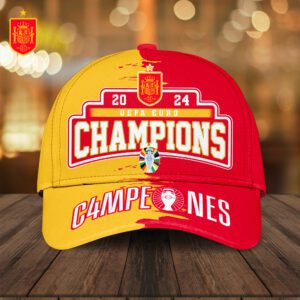 Spain National Football Team Champion Final Campeones Euro 2024 Classic Cap JSC1000