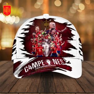 Spain National Football Team Champion Final Campeones Euro 2024 Classic Cap JSC1002