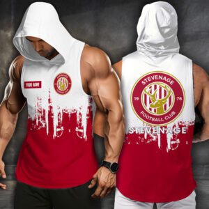 Stevenage Football Club Men Workout Hoodie Tank Tops WHT1478