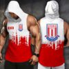 Stoke City F.C Men Workout Hoodie Tank Tops WHT1474