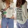 The Rolling Stones Women Casual Shirt 3D Linen Shirt GWS1162