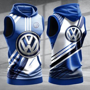 Volkswagen Men Workout Hoodie Tank Tops WHT1431