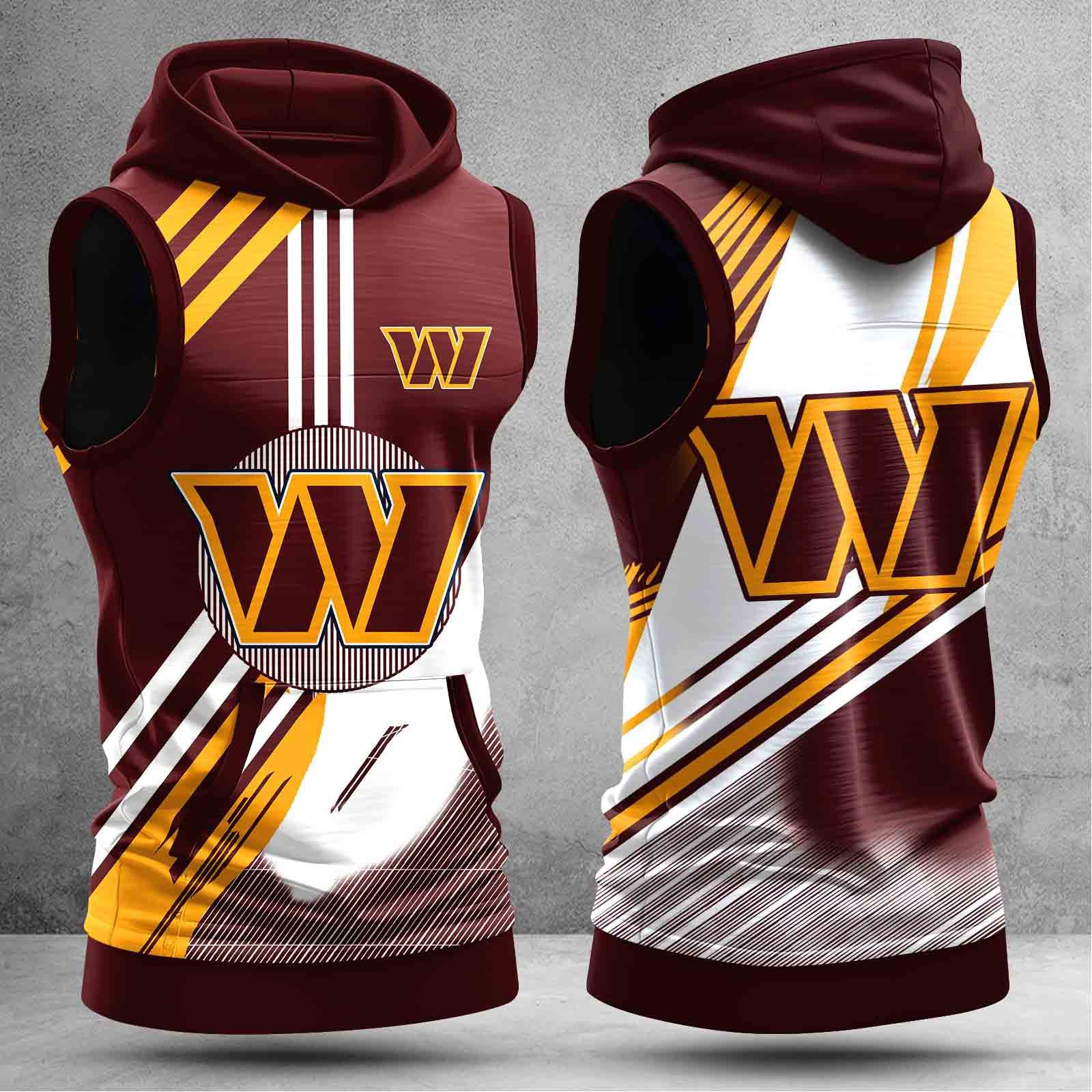 Washington-Football-Team-Men-Workout-Hoodie-Tank-Tops-WHT1571 Washington Football Team Men Workout Hoodie Tank Tops WHT1571