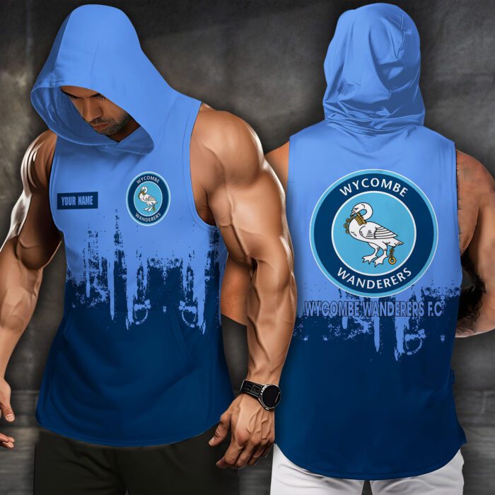 Wycombe Wanderers F.C Men Workout Hoodie Tank Tops WHT1480