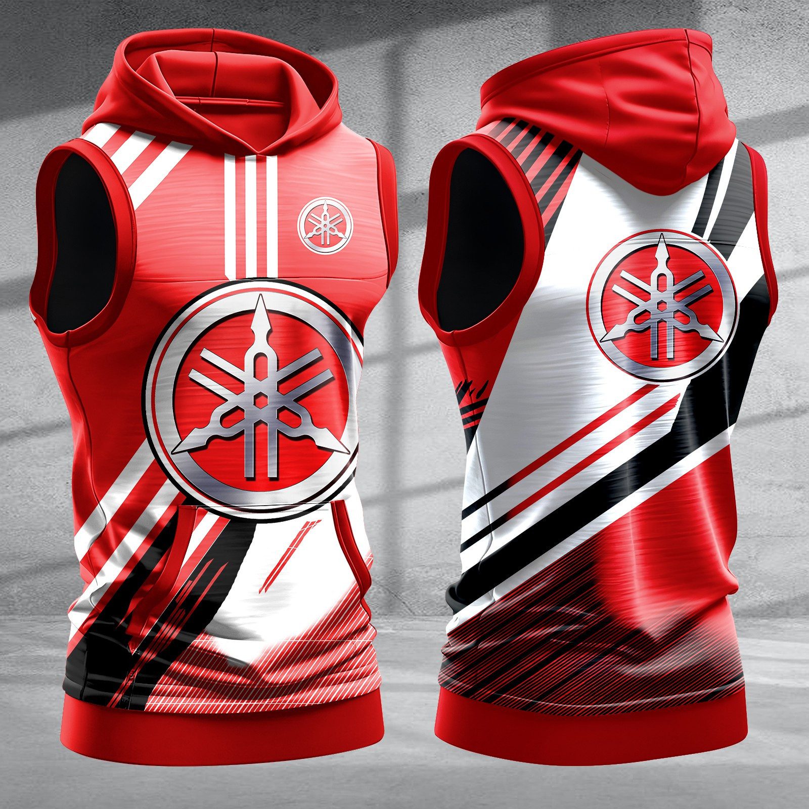 Yamaha-Men-Workout-Hoodie-Tank-Tops-WHT1434 Yamaha Men Workout Hoodie Tank Tops WHT1434