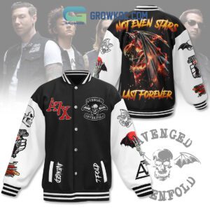 Avenged Sevenfold Stars Not Last Forever Baseball Jacket GBJ1357