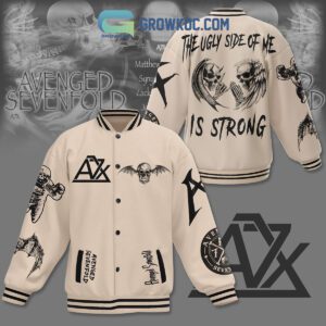 Avenged Sevenfold The Ugly Side Of Me Is Strong Baseball Jacket GBJ1130