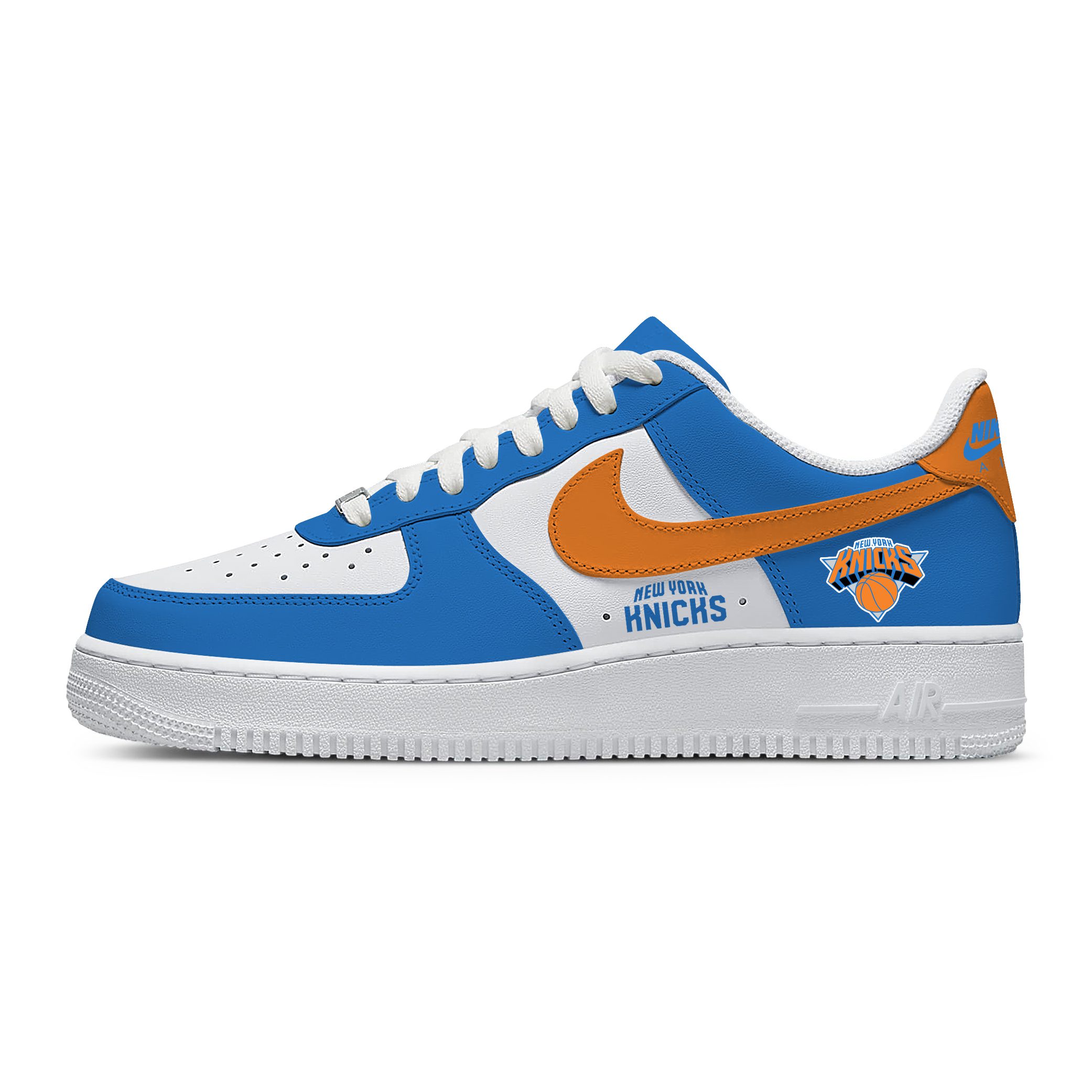 Custom-Nike-Air-Force-1-Low-x-NBA-New-York-Knicks-AF1-Limited-Sneakers-For-Fan-TCB1038 Custom Nike Air Force 1 Low x NBA New York Knicks AF1 Limited Sneakers For Fan TCB1038