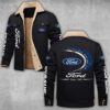 Ford Lapel Collar Fleece Cargo Jacket Winter Jacket LCJ1060