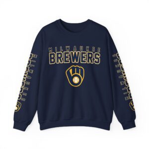Milwaukee Brewers Unisex Blend Crewneck Sweatshirt JSH1274