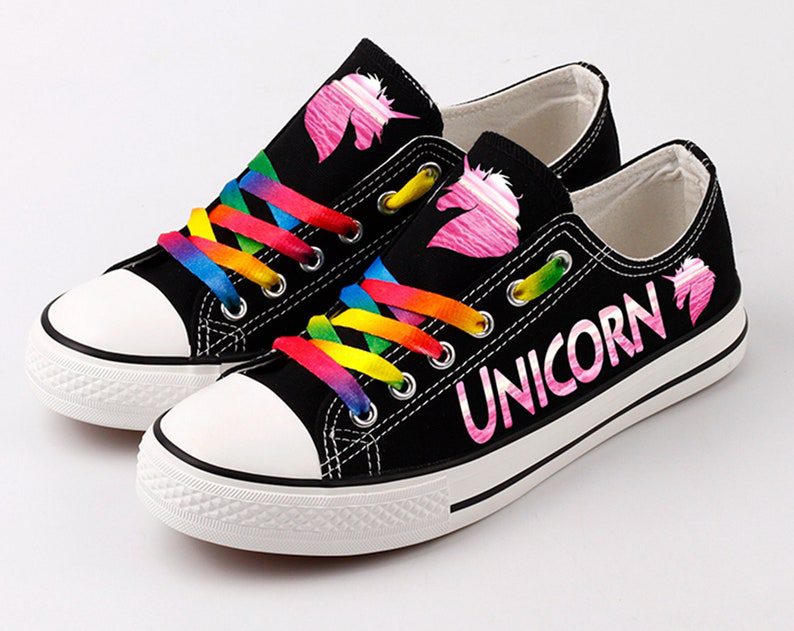 Unicorn-Shoes-Unicorn-Low-Top-Canvas-Sneakers-ELT1027 Unicorn Shoes Unicorn Low Top Canvas Sneakers ELT1027