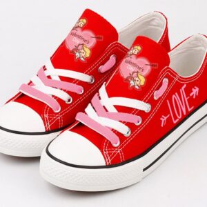 Valentines Day Shoes Romantic Low Top Canvas Sneakers ELT1032