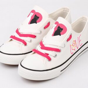 Valentines Day Shoes Romantic Low Top Canvas Sneakers ELT1147