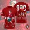Cristiano Ronaldo x Portugal National Football Team Unisex T-Shirt Performance Tee GTS5159
