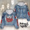 Motionless In White Hooded Denim Jacket LDN1094