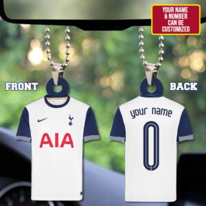 Personalized Tottenham Hotspur FC Custom Shape 2-sided Acrylic Car Ornament GOM1051