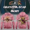 Cleveland Cavaliers x Grateful Dead Night Pink Unisex Hoodie WBH5048