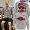 Coach John Calipari Arkansas Razorbacks Basketball Grey Sweatshirt BBS1031