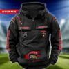 Florida Panthers NHL Hockey Vintage Quarter Zip Hoodie Retro Hoodie Custom Name WRH1013