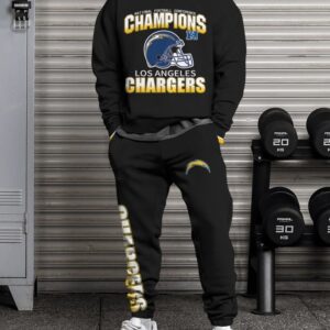 Los Angeles Chargers Sweatsuit Combo 3D Sweatshirt and Sweatpants CSP1810