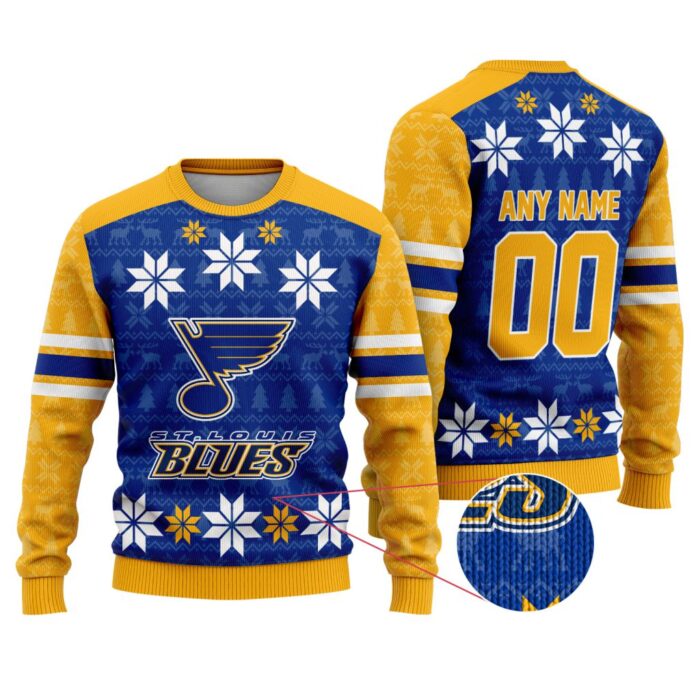 NHL St. Louis Blues Special Ugly Sweater For Christmas FUL1131