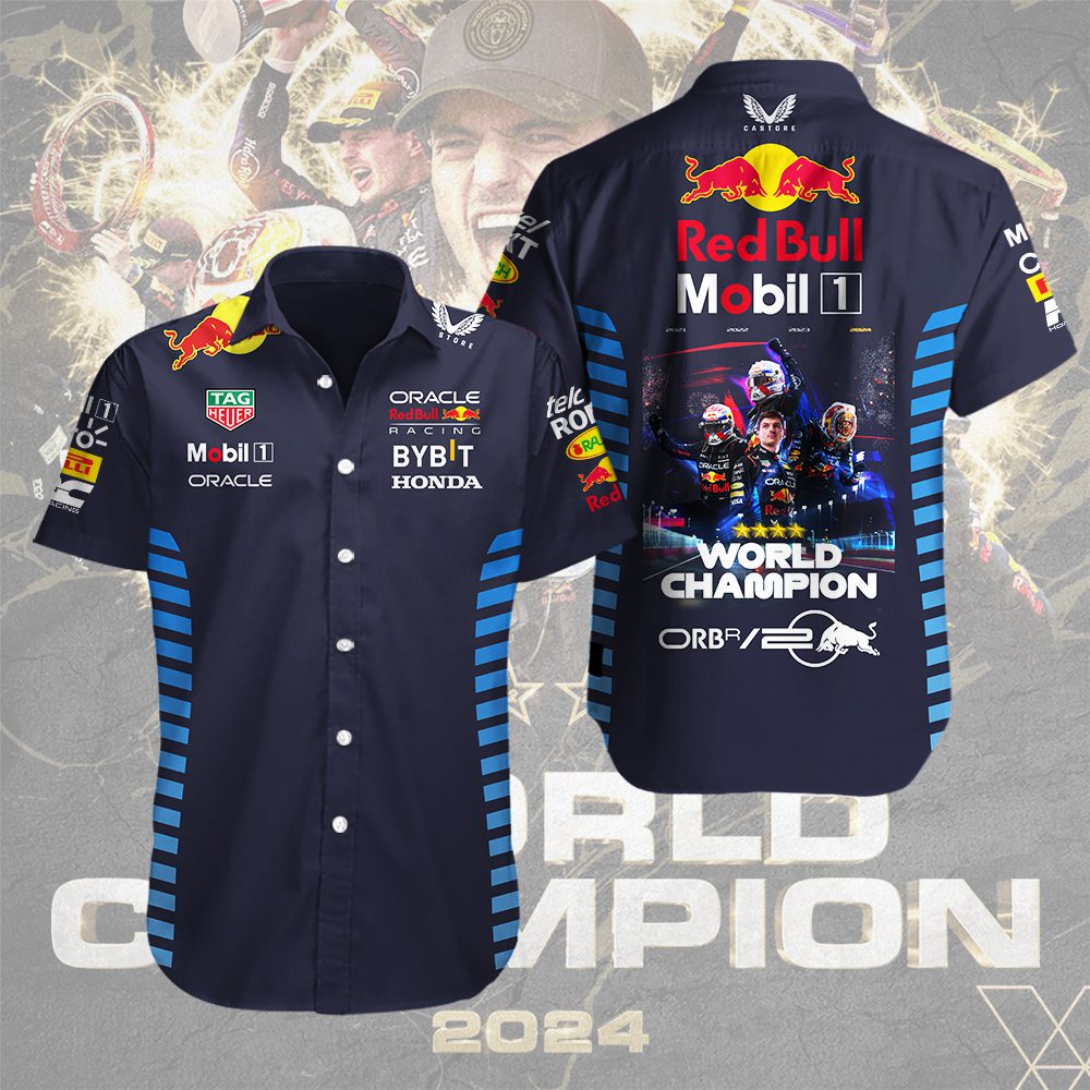 Red-Bull-Racing-F1-Max-Verstappen-x-MV1-Short-Sleeve-Dress-Shirt-GRB1065 Red Bull Racing F1 Max Verstappen x MV1 Short Sleeve Dress Shirt GRB1065