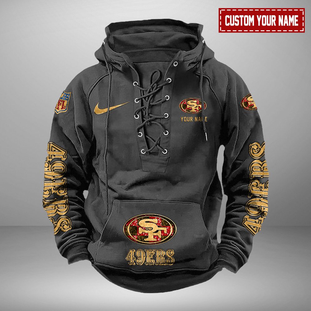 San-Francisco-49ers-NFL-Personalized-Swoosh-Hooded-Lace-Up-Hoodie-Vintage-Retro-Hoodie-4