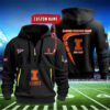 Illinois Fighting Illini Quarter Zip Hoodie NCAA2083