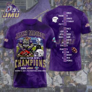 James Madison Dukes Football Performance Unisex T-Shirt CGN5102