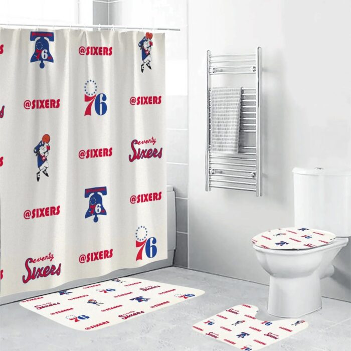 Philadelphia 76ers Logo3 Bathroom Set BRS2855
