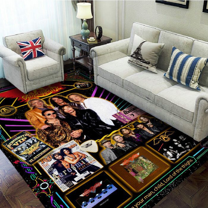 Aerosmith Rectangular Rug Floor Decor GRR1057